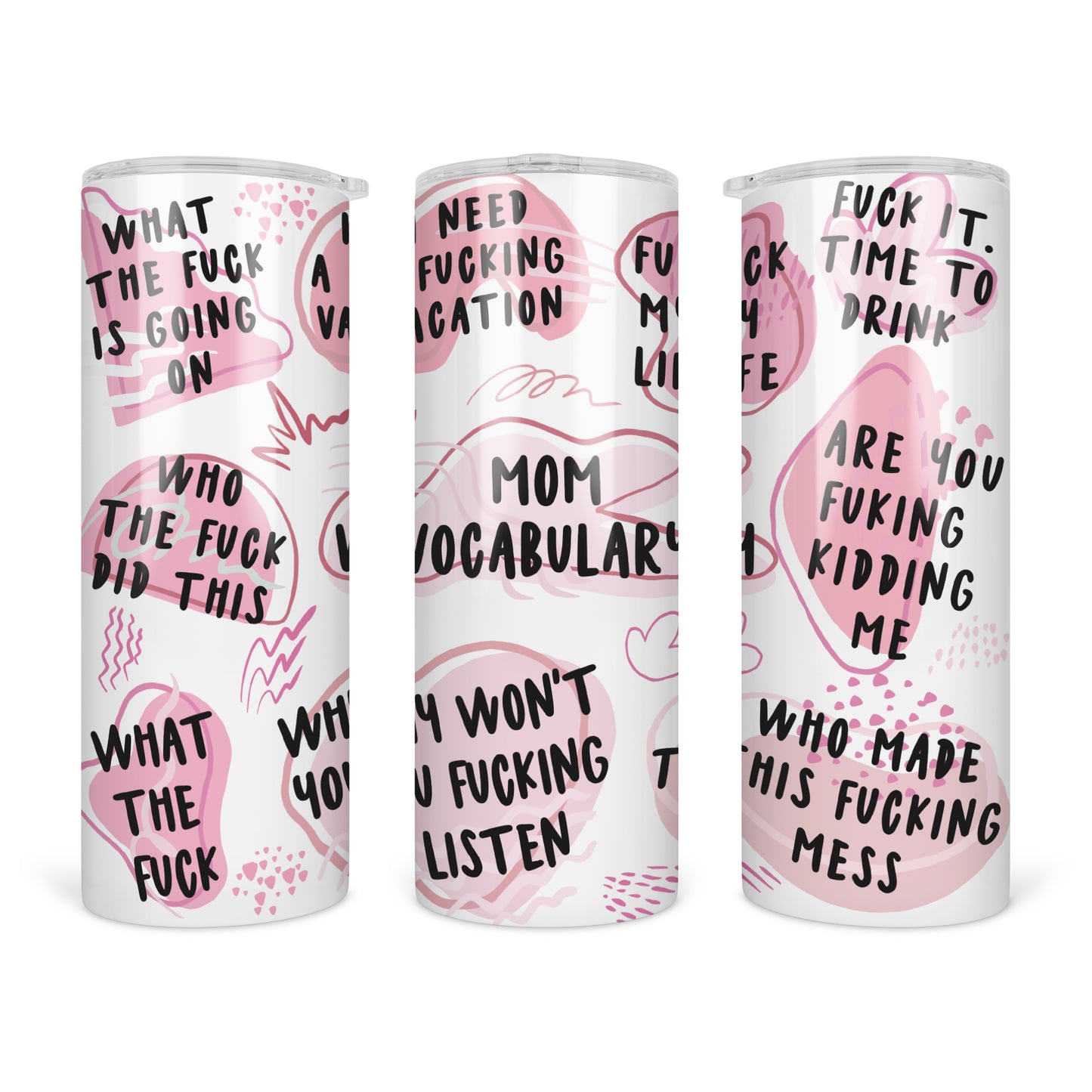 Mom Vocabulary Skinny Tumbler