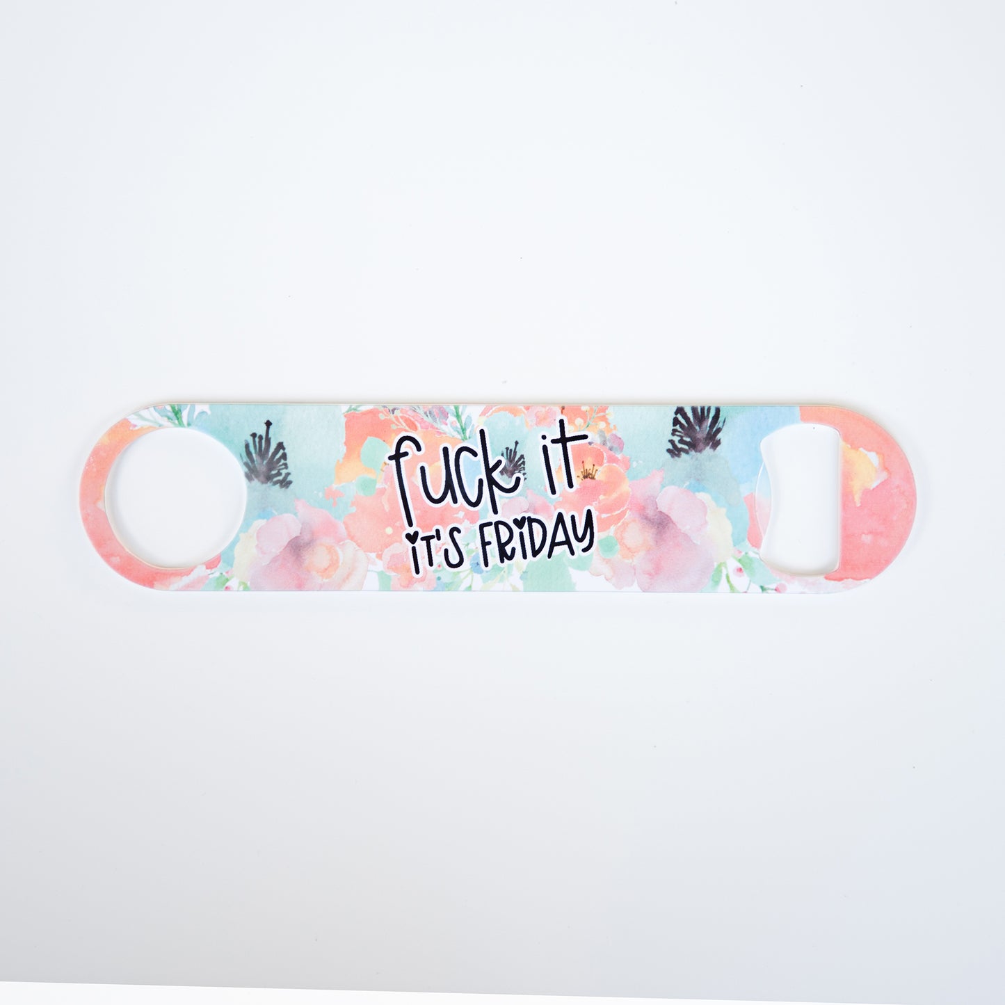 Fuck It It's Friday Stainless Steel Pub/Bartender Style Bottle Opener
