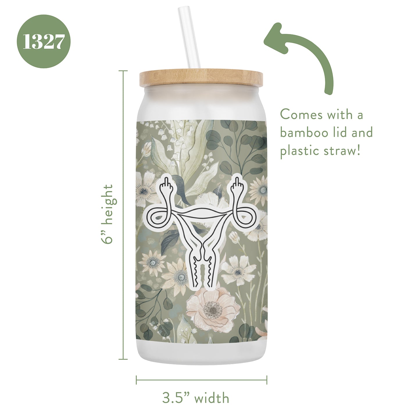 Get the Government Out of My Fucking Snatch 16 oz Glass Jar With Lid