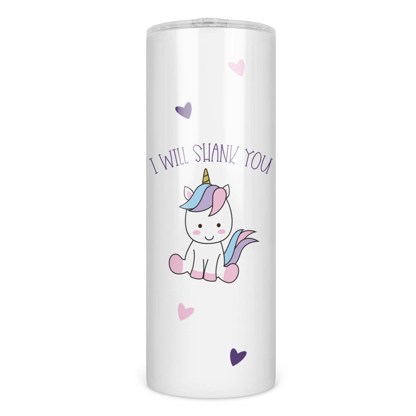 I Will Shank You Skinny Tumbler