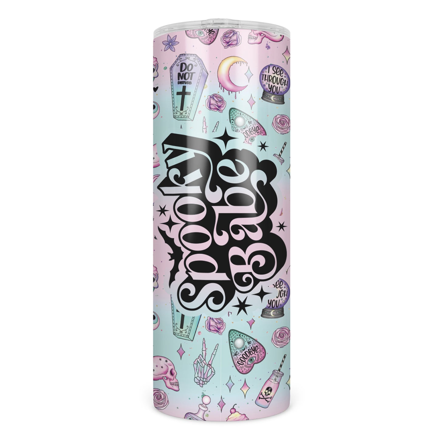 Spooky Babe Skinny Tumbler