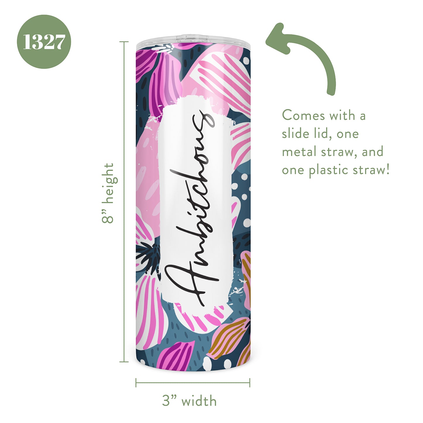 Ambitchous Skinny Tumbler