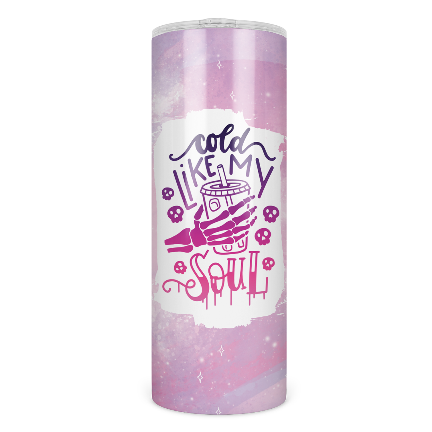 Cold Like My Soul Skinny Tumbler