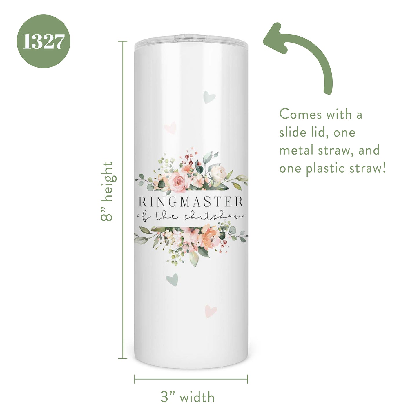 Ringmaster of the Shitshow Skinny Tumbler