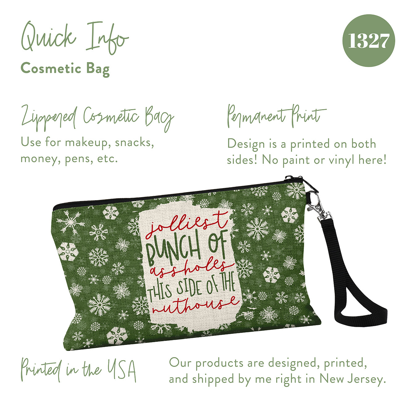 Jolliest Bunch of Assholes Cosmetic Bag