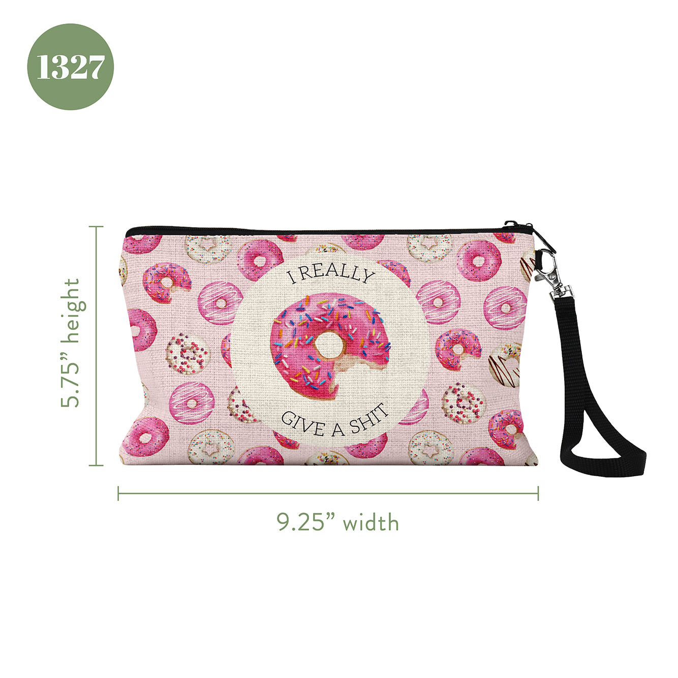 I Really Donut Give a Shit Cosmetic Bag