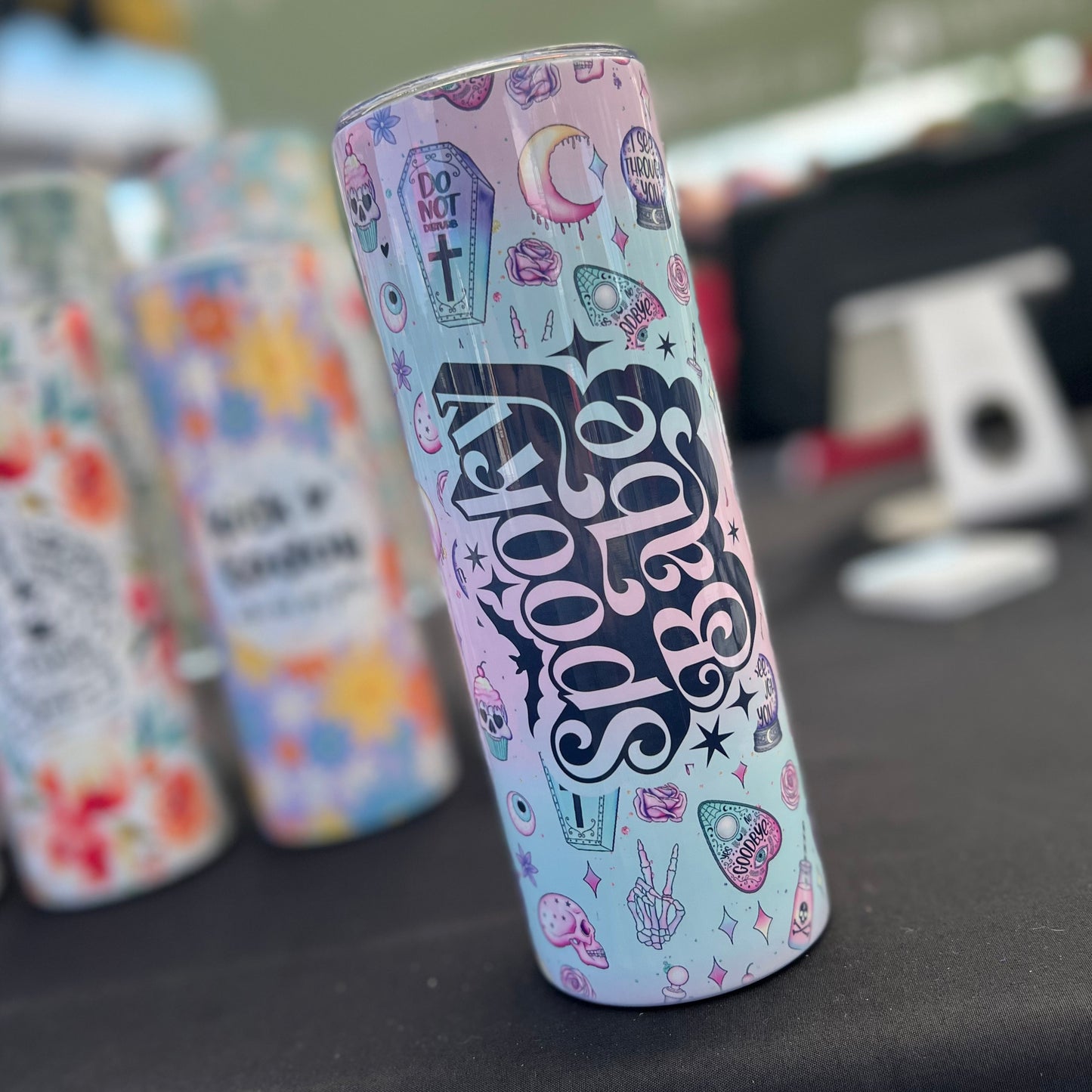 Spooky Babe Skinny Tumbler