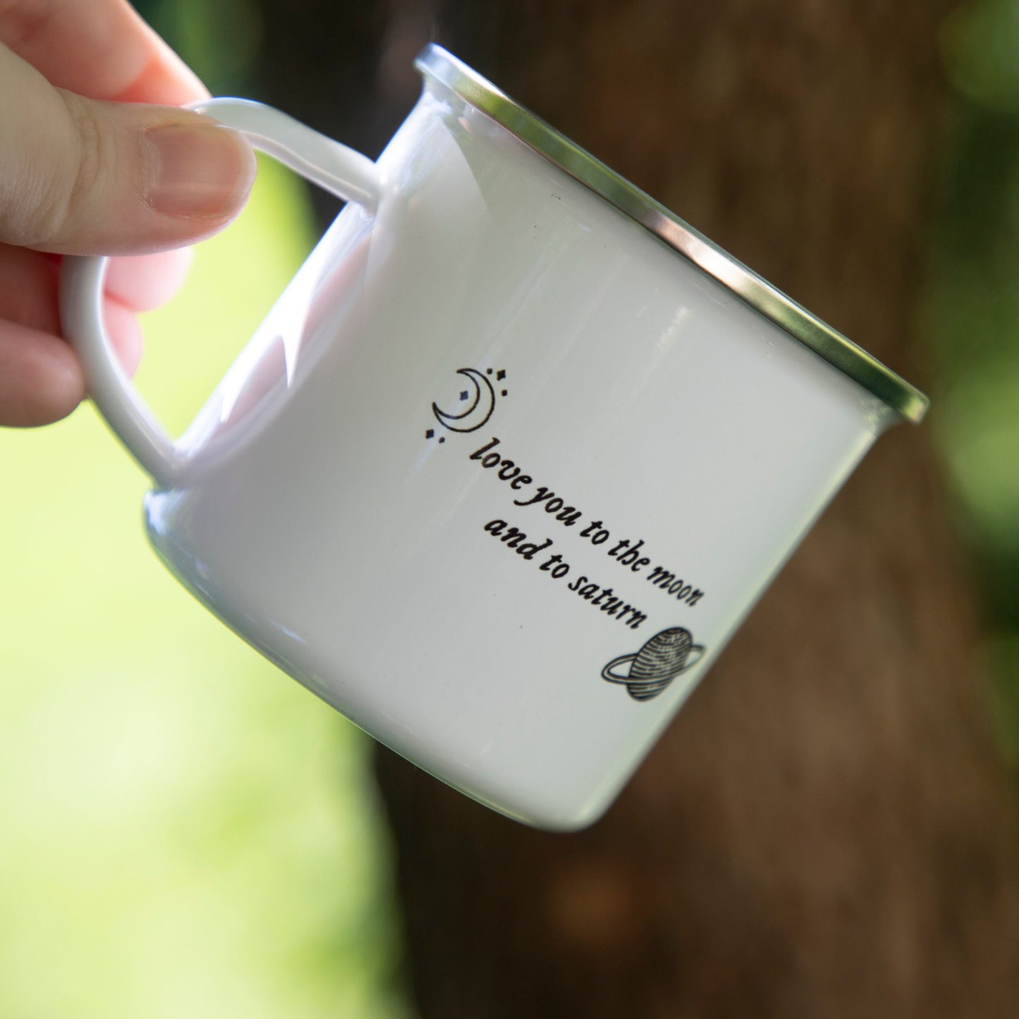 Love You to the Moon and to Saturn Folklore 12 oz/18 oz Camper Mug