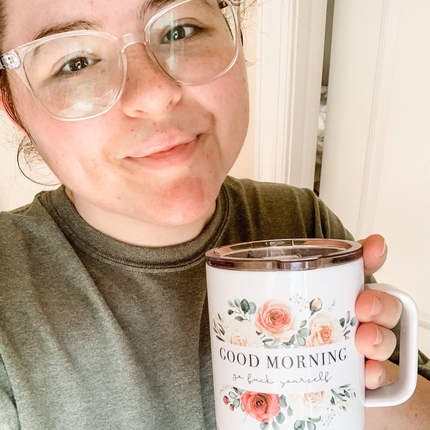 Good Morning Go Fuck Yourself Insulated Camp Mug