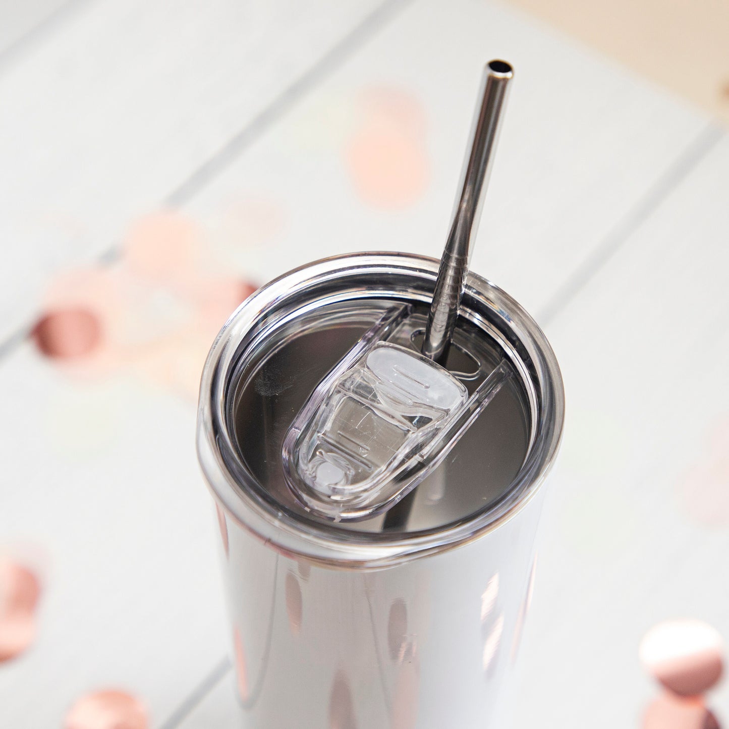 One Strong Bitch Skinny Tumbler