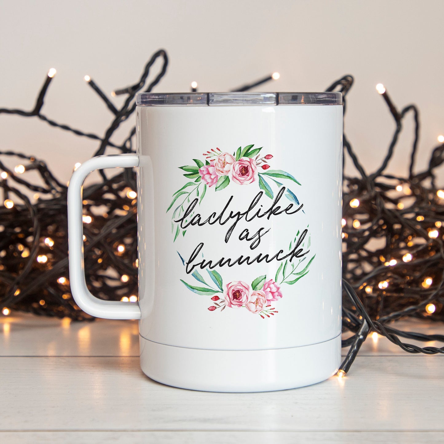 Ladylike as Fuuuuck Insulated Camp Mug