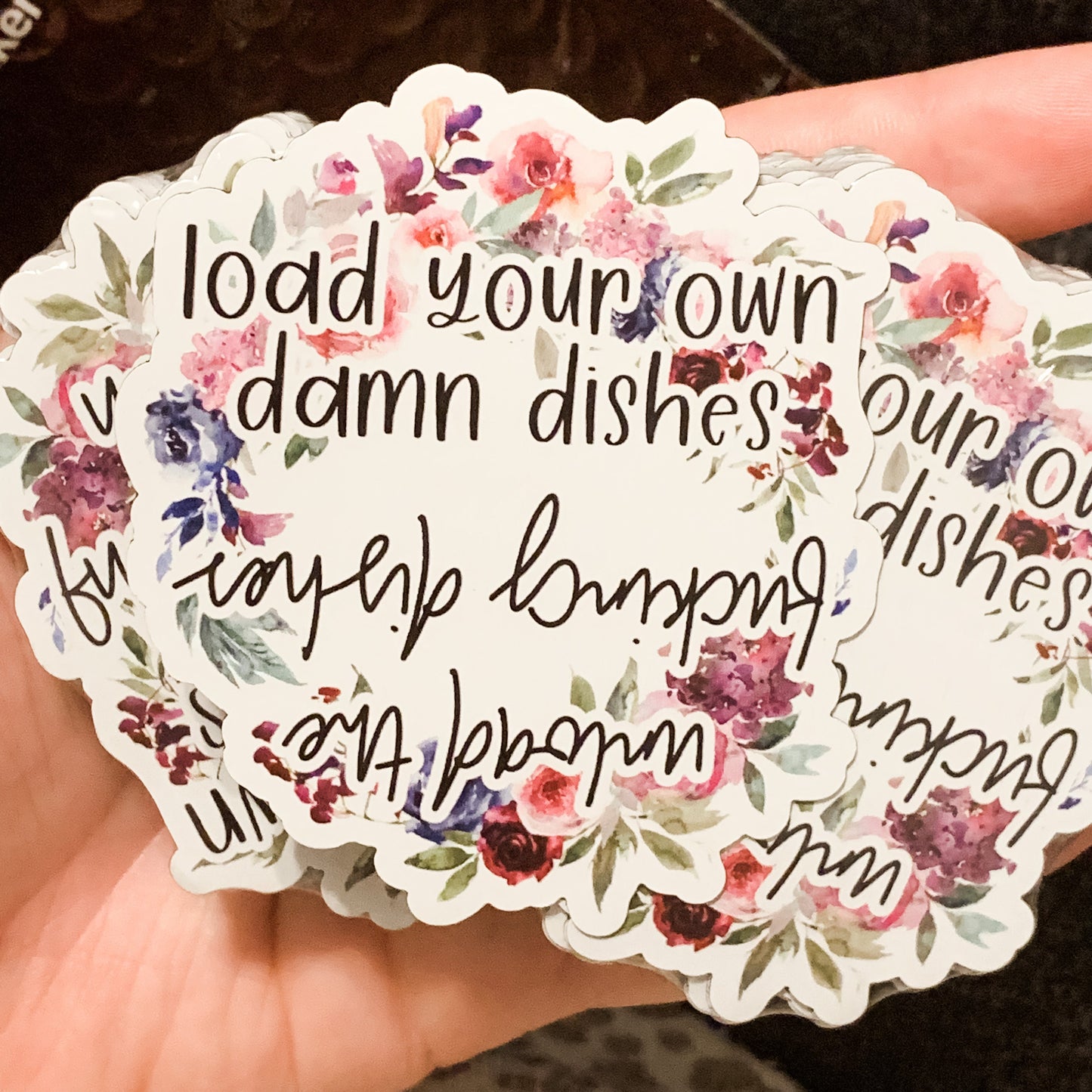 Load Your Own Damn Dishes / Unload the Fucking Dishes Dishwasher Magnet