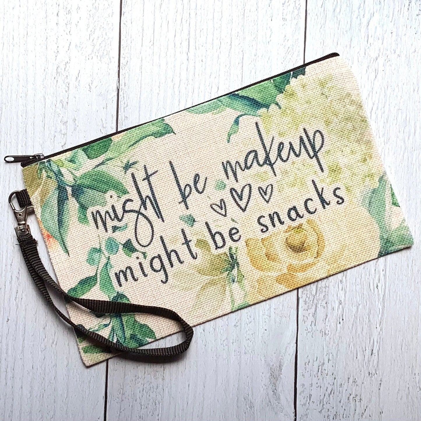 Might Be Makeup Might Be Snacks Cosmetic Bag