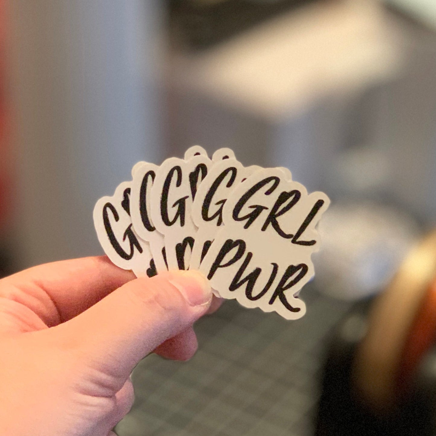 GRL PWR Die Cut Sticker
