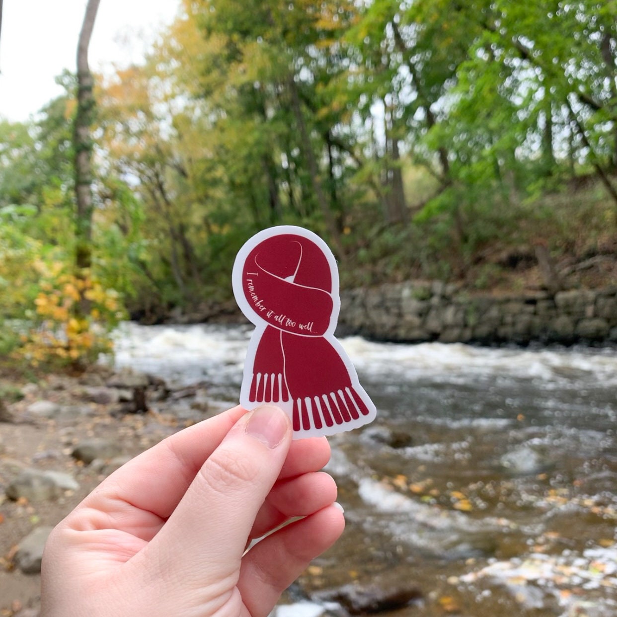 All Too Well Scarf Die Cut Sticker