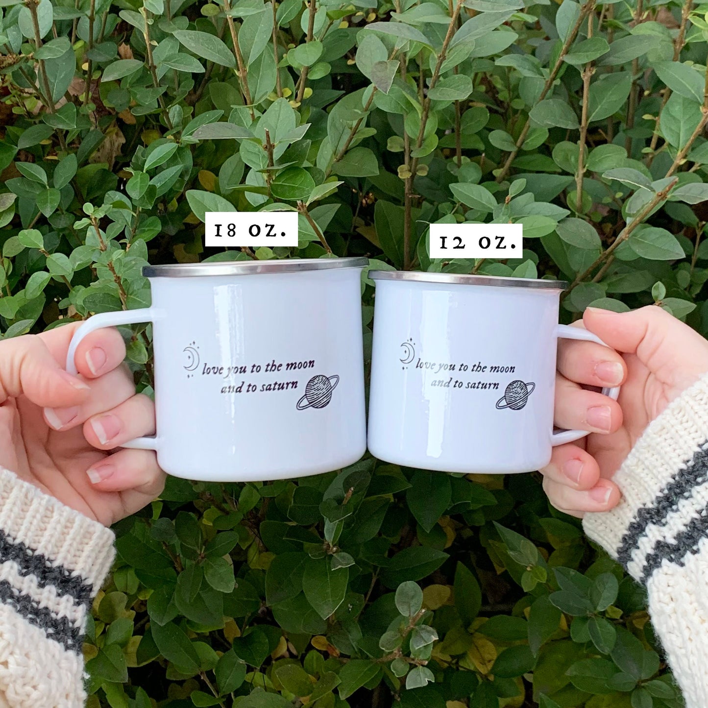 Love You to the Moon and to Saturn Folklore 12 oz/18 oz Camper Mug