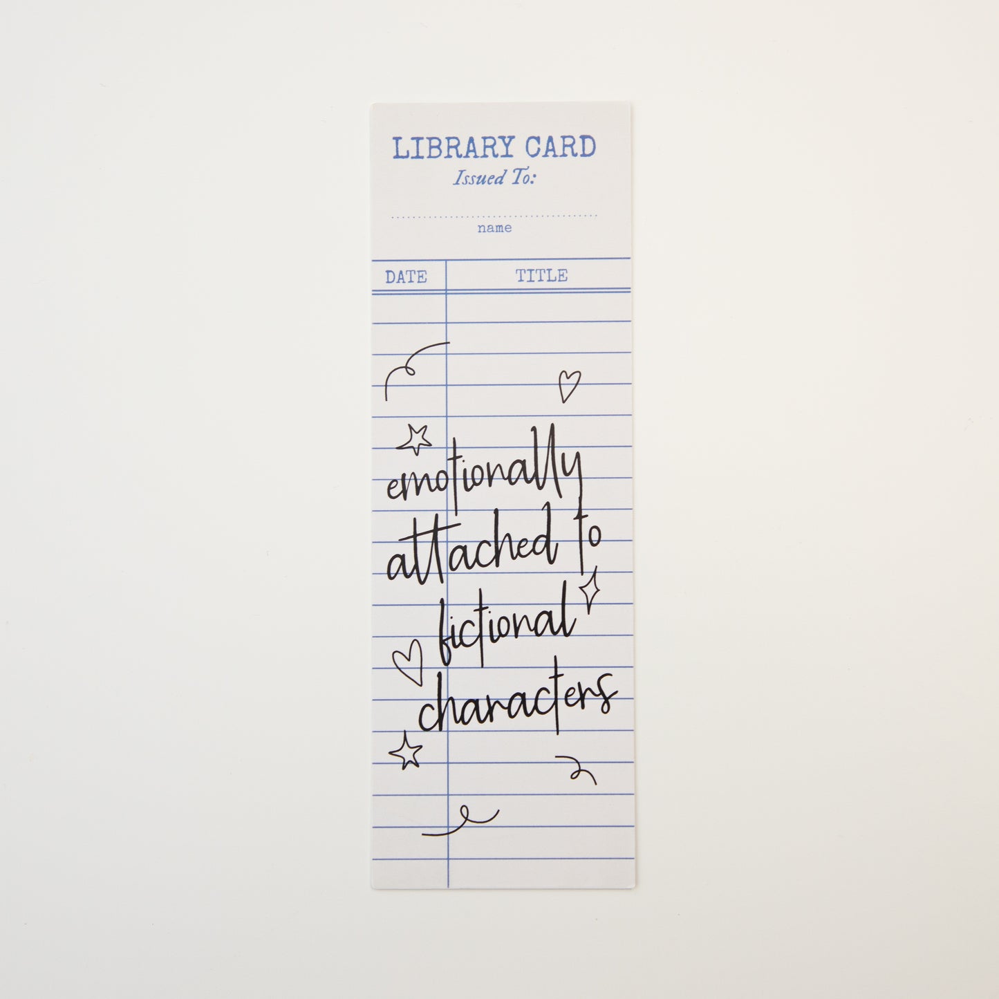 Emotionally Attached to Fictional Characters Bookmark