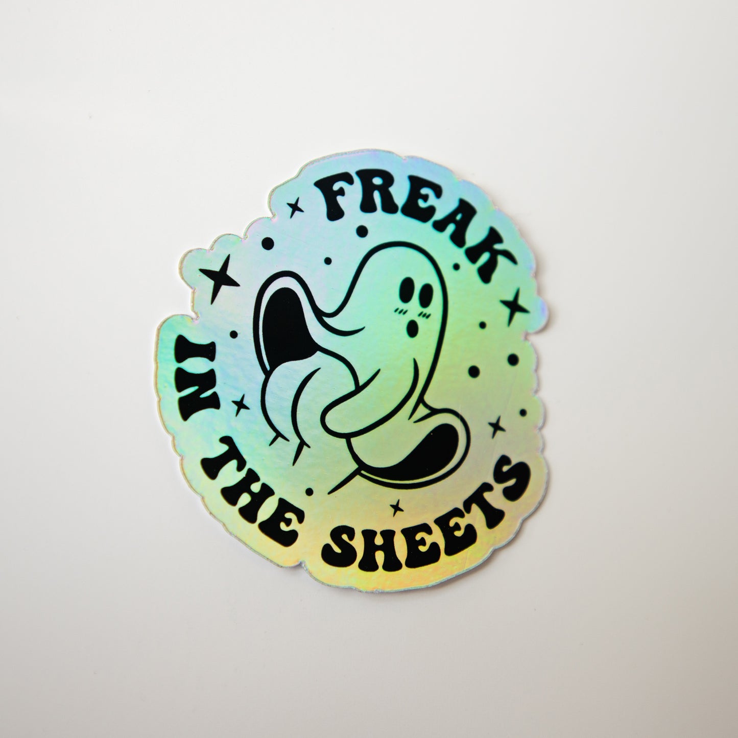 Freak in the Sheets Holographic Die Cut Sticker