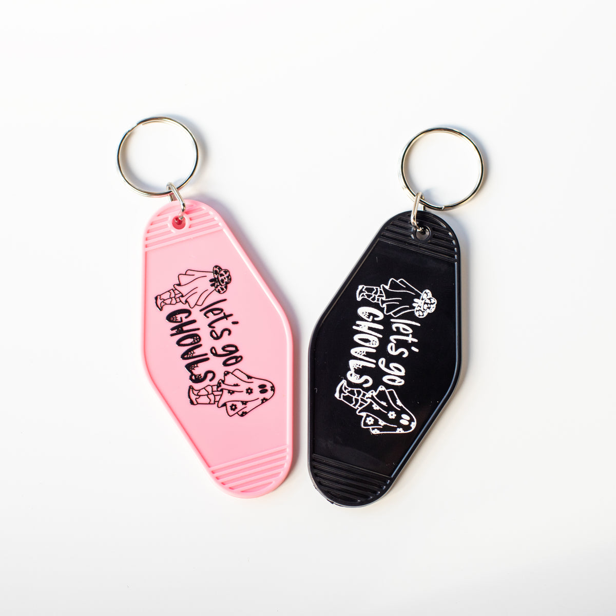 Let's Go Ghouls Motel Keychain