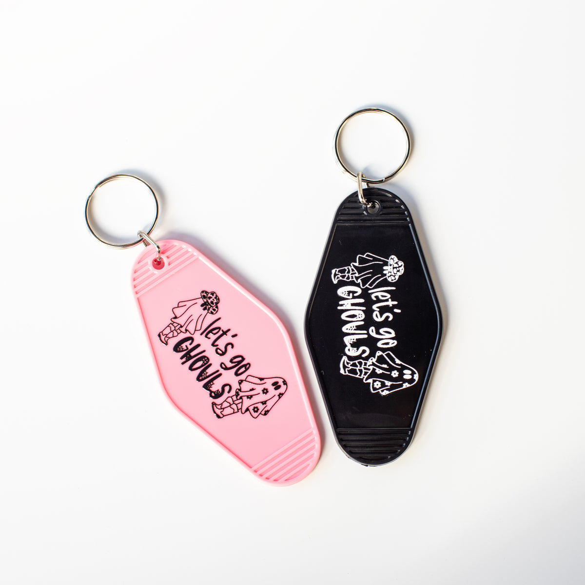 Let's Go Ghouls Motel Keychain