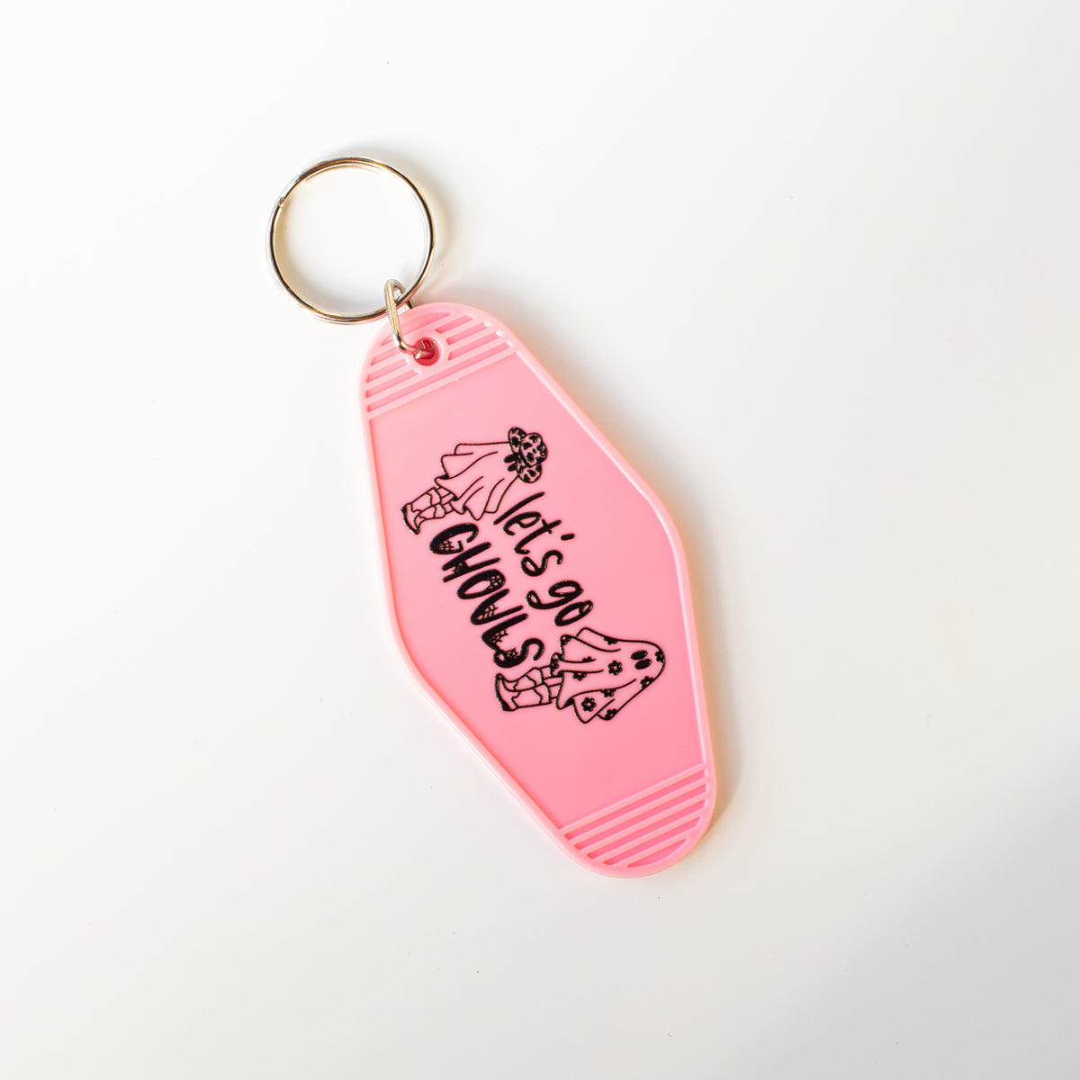 Let's Go Ghouls Motel Keychain