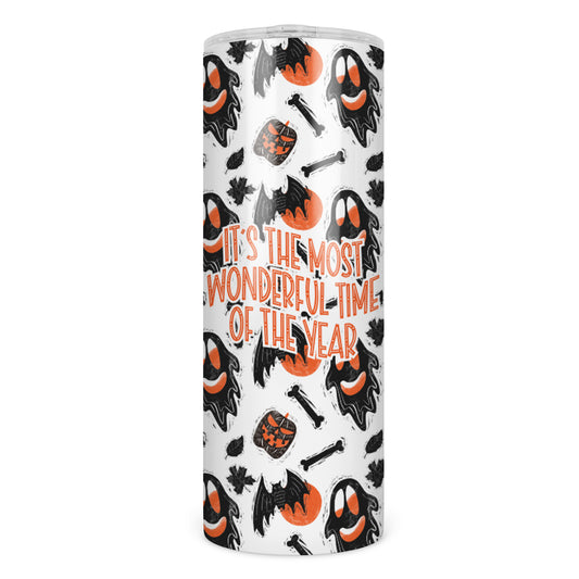 Most Wonderful Time of the Year Halloween Skinny Tumbler