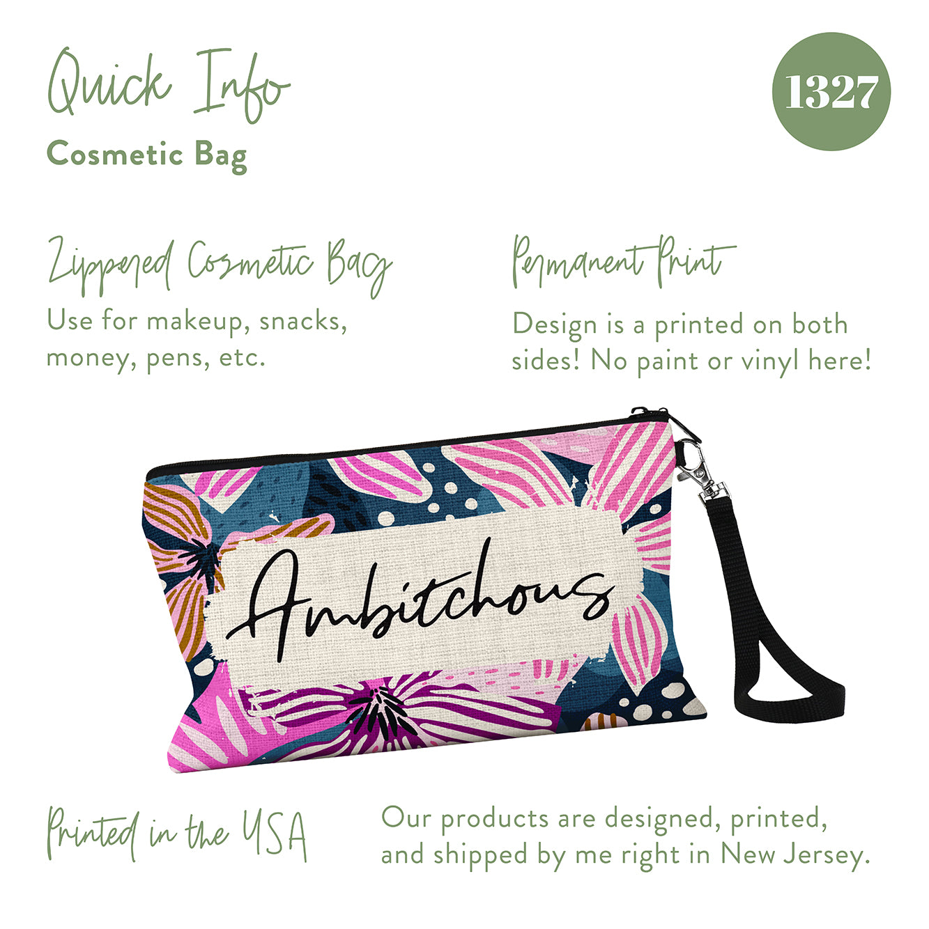 Ambitchous Cosmetic Bag