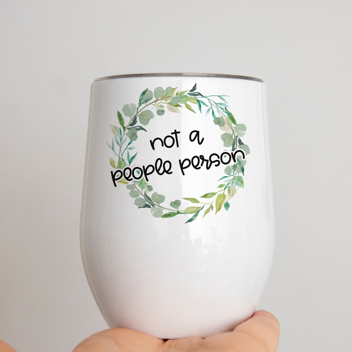 Not a People Person Insulated Wine Tumbler