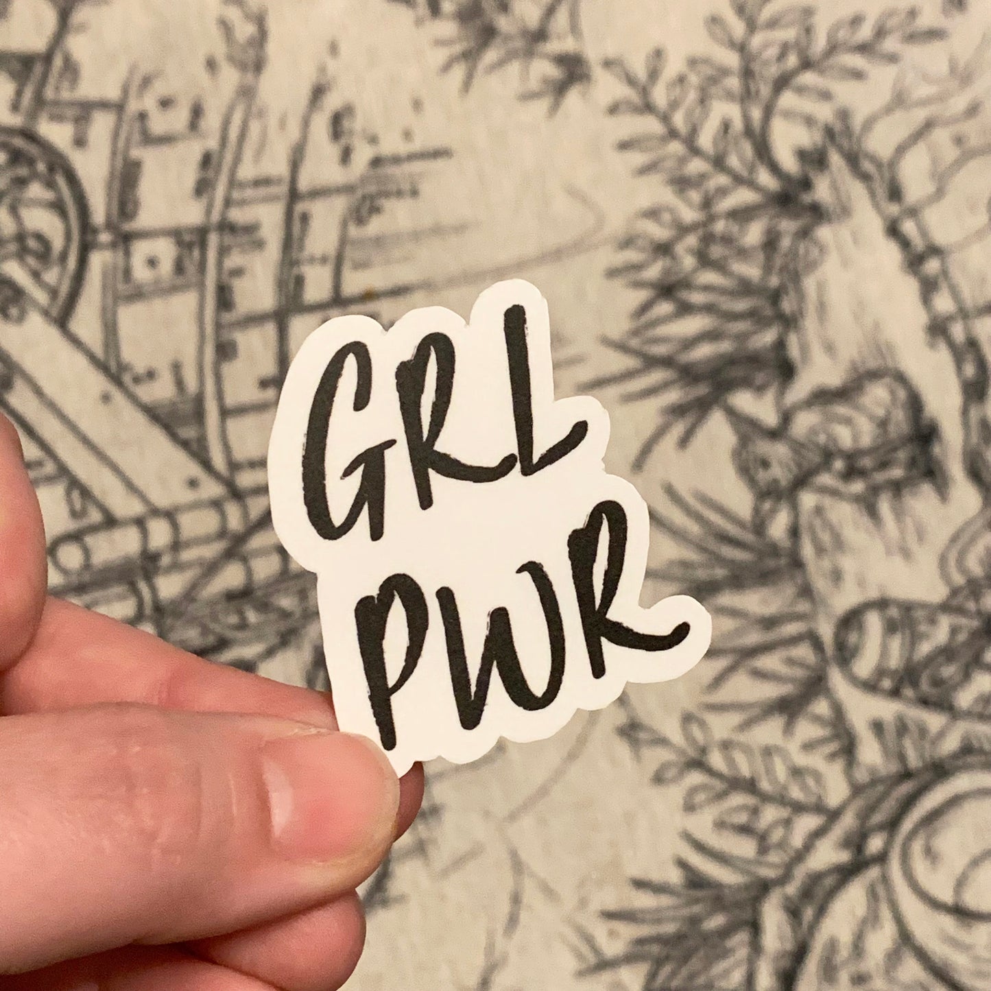 GRL PWR Die Cut Sticker