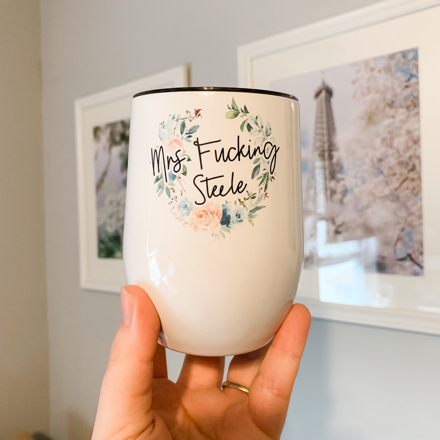 Mr/Ms/Mrs/Miss Fucking Personalized Name Insulated Wine Tumbler